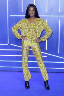 British television presenter AJ Odudu attends the European Premiere of Ready Player One at Vue West End in London. MARCH 19th 2018  MESx18643