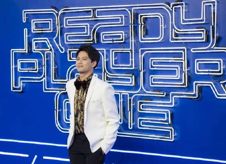 Ready Player One - European film premiere London, UK. Win Morisaki at Ready Player One - European film premiere at the Vue West End, Leicester Square, London on Monday 19 March 2018. LMK386-J1758-200318 
