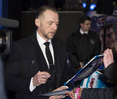 Ready Player One - European film premiere London, UK. Simon Pegg at Ready Player One - European film premiere at the Vue West End, Leicester Square, London on Monday 19 March 2018. LMK386-J1758-200318 