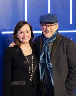 March 19, 2018 - London, United Kingdom of Great Britain and Northern Ireland - Kristie Macosko Krieger and Steven Spielberg arriving at the European premiere of Ready Player One at the Vue West End on March 19, 2018 in London, England London United Kingdom of Great Britain and Northern Ireland  - ZUMAny1_ 20180319_zaf_ny1_237 Copyright: xFamousx