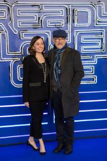 March 19, 2018 - London, United Kingdom of Great Britain and Northern Ireland - Kristie Macosko Krieger and Steven Spielberg arriving at the European premiere of Ready Player One at the Vue West End on March 19, 2018 in London, England London United Kingdom of Great Britain and Northern Ireland  - ZUMAny1_ 20180319_zaf_ny1_239 Copyright: xFamousx