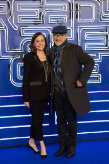 March 19, 2018 - London, United Kingdom of Great Britain and Northern Ireland - Kristie Macosko Krieger and Steven Spielberg arriving at the European premiere of Ready Player One at the Vue West End on March 19, 2018 in London, England London United Kingdom of Great Britain and Northern Ireland  - ZUMAny1_ 20180319_zaf_ny1_241 Copyright: xFamousx