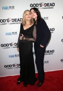 HOLLYWOOD, CA - MARCH 20: Tatum O Neal and Emily McEnroe, at the God s Not Dead: A Light in Darkness premiere at American Cinematheque s Egyptian Theatre on March 20, 2018 in Hollywood, California. Copyright: xFayexSadoux