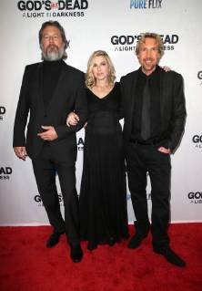 HOLLYWOOD, CA - MARCH 20: John Corbett, Tatum O Neal, David A. R. White, at the God s Not Dead: A Light in Darkness premiere at American Cinematheque s Egyptian Theatre on March 20, 2018 in Hollywood, California. Copyright: xFayexSadoux