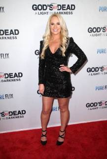 HOLLYWOOD, CA - MARCH 20: Tomi Lahren, at the God s Not Dead: A Light in Darkness premiere at American Cinematheque s Egyptian Theatre on March 20, 2018 in Hollywood, California. Copyright: xFayexSadoux