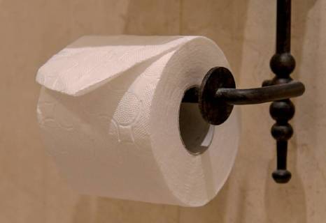 A roll of high-quality toilet paper hangs in an upscale hotel in Belgrade Serbia is a candidate for membership of the European Union Photo Winfried Rothermel