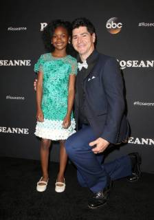 BURBANK, CA - MARCH 23: Jayden Rey, Michael Fishman, at Roseanne Premiere Event at Walt Disney Studio Lot on March 23, 2018 in Burbank, California. Copyright: xFayexSadoux