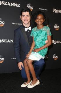 BURBANK, CA - MARCH 23: Jayden Rey, Michael Fishman, at Roseanne Premiere Event at Walt Disney Studio Lot on March 23, 2018 in Burbank, California. Copyright: xFayexSadoux
