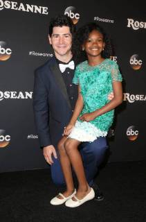 BURBANK, CA - MARCH 23: Jayden Rey, Michael Fishman, at Roseanne Premiere Event at Walt Disney Studio Lot on March 23, 2018 in Burbank, California. Copyright: xFayexSadoux