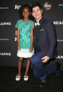 March 23, 2018 - Burbank, CA, U.S. - 23 March 2018 - Burbank, California - Jayden Rey, Michael Fishman. Roseanne Premiere Event held at Walt Disney Studios. Photo Credit: AdMedia Burbank U.S. - ZUMAa123 20180323_zaa_a123_106 Copyright: xF.xSadoux