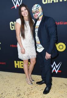 March 29, 2018 - Hollywood, CA, U.S. - 29 March 2018 - Hollywood, California - Rey Misterio. Andre the Giant Los Angeles Angeles premiere held at ACinerama Dome. Photo Credit: AdMedia Hollywood U.S. - ZUMAa123 20180329_zaa_a123_029 Copyright: xBirdiexThompsonx
