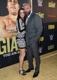 March 29, 2018 - Hollywood, CA, U.S. - 29 March 2018 - Hollywood, California - Stephanie McMahon, Paul Triple H Levesque. Andre the Giant Los Angeles Angeles premiere held at ACinerama Dome. Photo Credit: AdMedia Hollywood U.S. - ZUMAa123 20180329_zaa_a123_149 Copyright: xBirdiexThompsonx