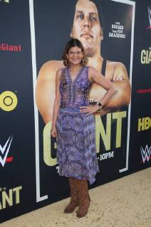 HOLLYWOOD, CA - MARCH 29: Aida Rodriguez, at Los Angeles Premiere of Andre The Giant from HBO Documentaries at Pacific Cinerama Dome in Hollywood, California on March 29, 2018. Copyright: xFayexSadoux