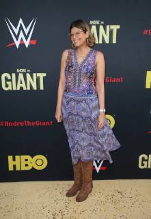 HOLLYWOOD, CA - MARCH 29: Aida Rodriguez, at Los Angeles Premiere of Andre The Giant from HBO Documentaries at Pacific Cinerama Dome in Hollywood, California on March 29, 2018. Copyright: xFayexSadoux