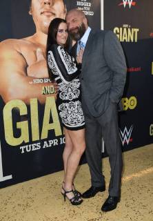 March 29, 2018 - Hollywood, CA, U.S. - 29 March 2018 - Hollywood, California - Stephanie McMahon, Paul Triple H Levesque. Andre the Giant Los Angeles Angeles premiere held at ACinerama Dome. Photo Credit: AdMedia Hollywood U.S. - ZUMAa123 20180329_zaa_a123_023 Copyright: xBirdiexThompsonx