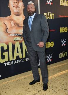 March 29, 2018 - Hollywood, CA, U.S. - 29 March 2018 - Hollywood, California - Paul Triple H Levesque. Andre the Giant Los Angeles Angeles premiere held at ACinerama Dome. Photo Credit: AdMedia Hollywood U.S. - ZUMAa123 20180329_zaa_a123_061 Copyright: xBirdiexThompsonx