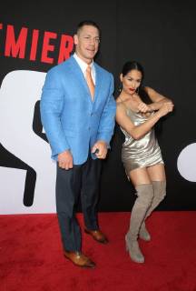 WESTWOOD, CA - APRIL 3: John Cena, Nikki Bella, at the Premiere Of Universal Pictures Blockers at the Regency Village Theatre in Westwood, California on April 3, 2018. Copyright: xFayexSadoux