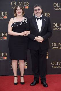 Alfred Molina with daughter at the presentation of the Olivier Awards 2018 at the Royal Albert Hall London 08 04 2018 Alfred Molina with daughter  Foto:xS.xVasx xFuturexImage