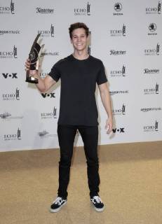 Wincent Weiß Category Newcomer National at the award German Music Prize ECHO 2018 in Messe Berlin