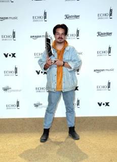 Milky Chance category Pop National at the award German Music Prize ECHO 2018 in Messe Berlin