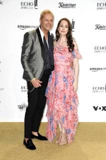Uwe Fahrenkrog Petersen with girlfriend Christin Dechant at the 27th German Music Award Echo 2018 in the Messe Berlin Berlin 12 04 2017 Foto:xF.xKernx xFuturexImage