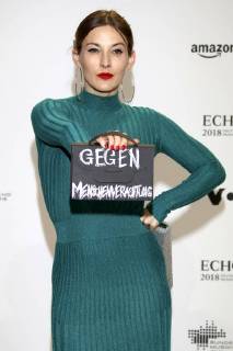 Jeannine Michaelsen at the 27 award ceremony of the German Music Prize Echo 2018 in the Messe Berlin Berlin 12 04 2017 Foto:xgbrcix xFuturexImage
