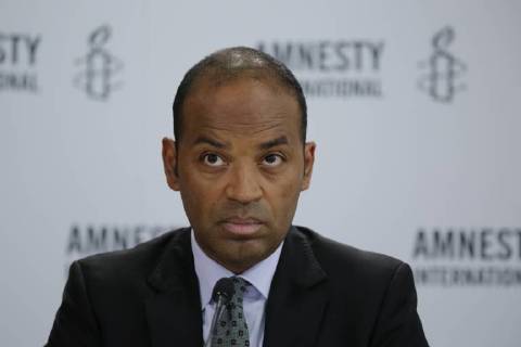 Markus N Beeko Secretary General of Amnesty International in Germany Germany Berlin Press Conference Amnesty International Human Rights Situation in Egypt