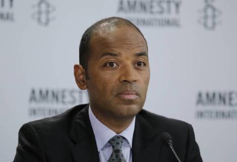 Markus N Beeko Secretary General of Amnesty International in Germany Germany Berlin Press Conference Amnesty International Human Rights Situation in Egypt
