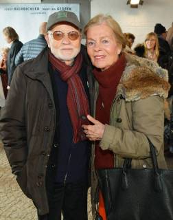 World premiere Two gentlemen in a suit at Andechs Monastery on 18 March 2018 Günter Rohrbach with wife Angelika