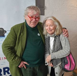 World premiere Two gentlemen in a suit at Andechs Monastery on 18 March 2018 Tilmann Spengler with Daphne Wagner
