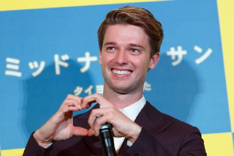 American actor Patrick Schwarzenegger attends the Japan premiere for the film Midnight Sun on April 19, 2018, Tokyo, Japan. Arnold Schwarzenegger s son visited Japan to promote his romantic movie Midnight Sun, which will be released in Japan on May 11.  (gxta_patricks0014)