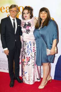 Bille August Helena Bonham Carter and Anita Elsani at the premiere of the movie Eleanor Colette 55 Steps in the Lichtburg Essen 19 04 2018 Foto:xA.xHavergox xFuturexImage