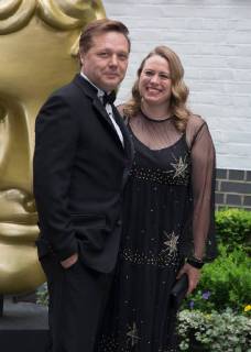 English actor Shaun Dooley and Polly Cameron attend the British Academy Television Craft Awards 2018 held at The Brewery in London. APRIL 22nd 2018  SMOx181191