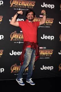 Milano, Prima del film Avengers Infinity Wars Nella foto: Valerio Staffelli  Copyright: xSimonaxChiocciax xSimonaxChiocciaxFotosickix