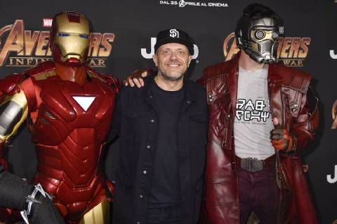 Prima del film Avengers Infinity Wars nella foto: Max Pezzali  Copyright: xRiccardoxGiordanox xFotosickix