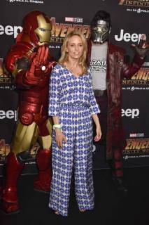 Prima del film Avengers Infinity Wars nella foto: Justine Mattera  Copyright: xRiccardoxGiordanox xFotosickix