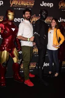 Milano, Prima del film Avengers Infinity Wars Nella foto: Gianluca Gazzoli  Copyright: xSimonaxChiocciax xSimonaxChiocciaxFotosickix