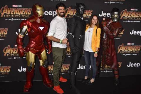 Prima del film Avengers Infinity Wars nella foto:  Copyright: xRiccardoxGiordanox xFotosickix