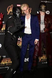 Milano, Prima del film Avengers Infinity Wars Nella foto: Luca Cicovani  Copyright: xSimonaxChiocciax xSimonaxChiocciaxFotosickix