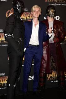 Milano, Prima del film Avengers Infinity Wars Nella foto: Luca Cicovani  Copyright: xSimonaxChiocciax xSimonaxChiocciaxFotosickix