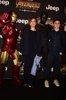 Milano, Prima del film Avengers Infinity Wars Nella foto: Carla Signoris  Copyright: xSimonaxChiocciax xSimonaxChiocciaxFotosickix