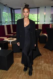 Lary Poppins at the premiere of the movie Familiye at Cinemaxx on Potsdamer Platz in Berlin on 26 04 2018