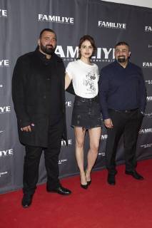 Directors Kubilay Sarikaya Violetta Schurawlow and Sedat Kirtan premiere FAMILY in Berlin on 26 04 2018 Premiere FAMILY