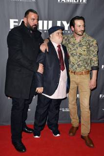 Kubilay Sarikaya Muhammed Kirtan and Arnel Taci at the premiere of the movie Familiye at Cinemaxx Potsdamer Platz Berlin 26 04 2018 Foto:xN.xKubelkax xFuturexImage