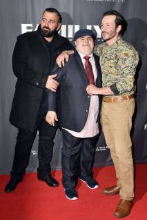 Kubilay Sarikaya Muhammed Kirtan and Arnel Taci at the premiere of the movie Familiye at Cinemaxx Potsdamer Platz Berlin 26 04 2018 Foto:xN.xKubelkax xFuturexImage