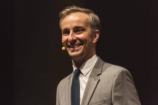 Jan Böhmermann Moderator at the German Digital Award 2018 of the Federal Association of the Digital Economy BVDW on 26 04 2018 in Berlin