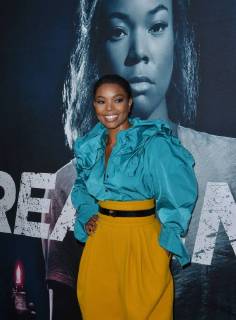 Cast member Gabrielle Union attends the special screening of the motion picture thriller Breaking In at the ArcLight Cinema Dome in the Hollywood section of Los Angeles on May 1, 2018. Storyline: A woman fights to protect her family during a home invasion.  LAP2018050103 JIMxRUYMEN