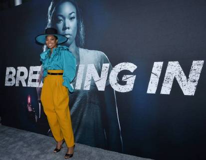 Cast member Gabrielle Union attends the special screening of the motion picture thriller Breaking In at the ArcLight Cinema Dome in the Hollywood section of Los Angeles on May 1, 2018. Storyline: A woman fights to protect her family during a home invasion.  LAP2018050107 JIMxRUYMEN
