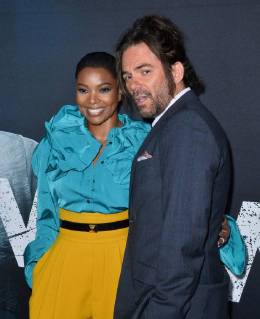 Cast members Gabrielle Union and Billy Burke attend the special screening of the motion picture thriller Breaking In at the ArcLight Cinema Dome in the Hollywood section of Los Angeles on May 1, 2018. Storyline: A woman fights to protect her family during a home invasion.  LAP2018050122 JIMxRUYMEN