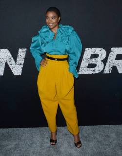 Cast member Gabrielle Union attends the special screening of the motion picture thriller Breaking In at the ArcLight Cinema Dome in the Hollywood section of Los Angeles on May 1, 2018. Storyline: A woman fights to protect her family during a home invasion.  LAP2018050134 JIMxRUYMEN